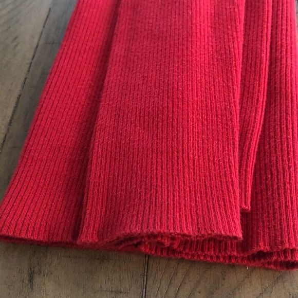 Lands’ End Cotton Blend Turtle🐢neck Elastane for Stretch. Deep Red Small is 6-8 - Picture 13 of 17